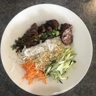 Vermicelli with Honey Glazed Grilled Pork