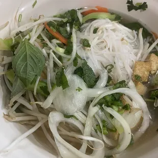 Veggie pho