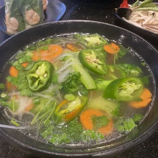 Veggie pho