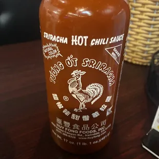  bottle of hot sauce