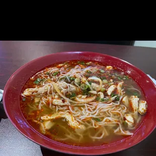 14A. HOT &amp; SPICY (BUN BO HUE) with chicken
