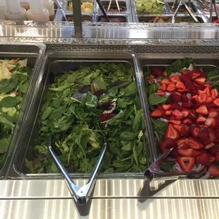 Fresh salad bar