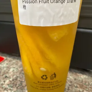 Passion fruit orange