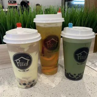 Puff Cream Bubble Milk Tea