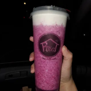 Dragon Fruit Smoothies W.Cheese Foam