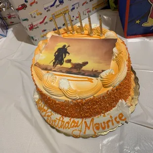 Sons Buttercream Mandolorian cake