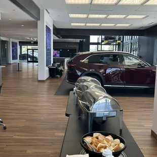Lunch for the team at our local Mazda dealership