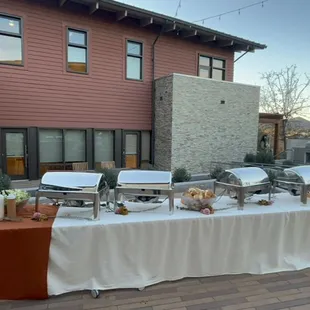 A local wedding setup