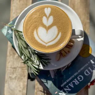 Pistachio Rosemary Latte (Spring 2024 seasonal beverage)