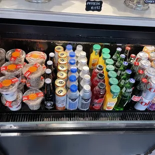 Drinks and food to go