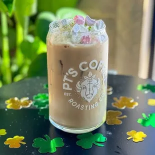 Lucky Charm Latte (Spring 2024 seasonal beverage)
