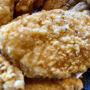 Close up of Chicken Tender with Cajun Dry Rub