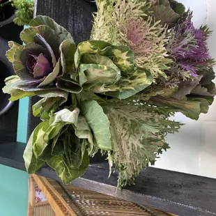 Sooo pretty! Kale flowers!