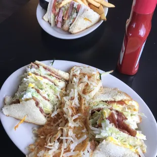 Breakfast club in front regular club in back.