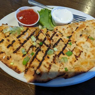 Chicken Quesadilla for $11.50 (hh).