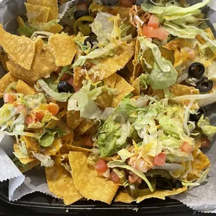 "Loaded" nachos lol what a joke