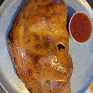 Pepperoni calzone