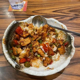 Bourbon Chicken Bowl