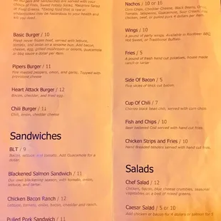 Menu 11/24/18