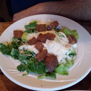 Half Ceasar with rye croutons