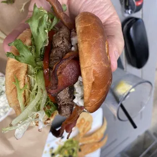 Bison burger