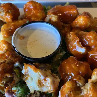 Buffalo Cauliflower is really good. It&apos;s a big portion!!