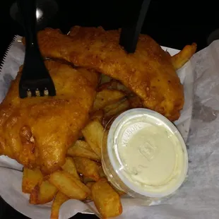 Fish &amp; Chips, $9 . . .