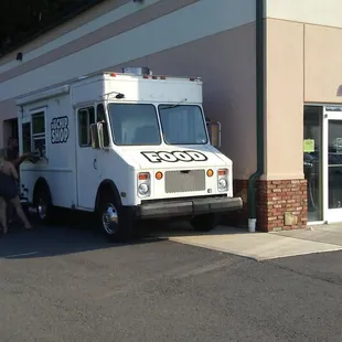 Outside Helicon Brewing in Oakdale . . .