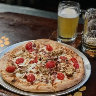 Froggy Dog Pizza &amp; Unleashed IPA