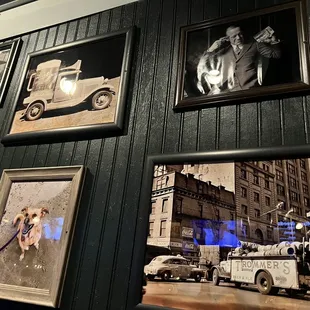 a black and white photo of a man and a woman