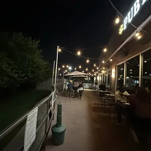 sushi and sashimi, outside