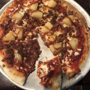 Hawaiian BBQ Pizza