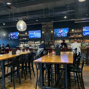 people sitting at the bar