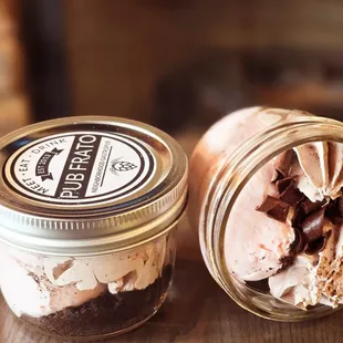 Variety of Dessert Jars