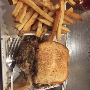 Smoked " Brisket Patty Melt