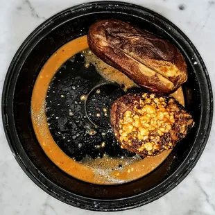 Grilled 8oz Filet Mignon with a Blu Cheese Demi - Market Price ($32)