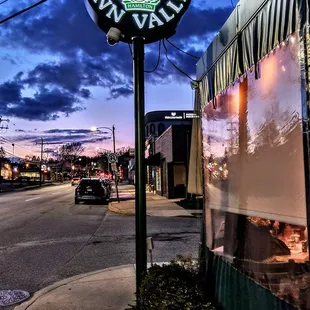 a view of a street