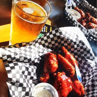 Happy hour + $5 all you can eat wings
