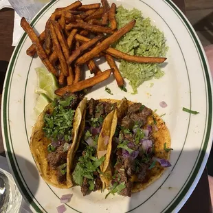 Steak street tacos