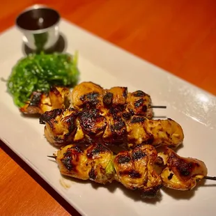 grilled chicken skewers