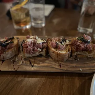 Bruschetta Prosciutto and Fig Jam