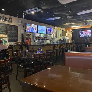 Bar sitting area at the Pubgrill