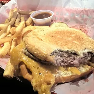 No flavor bun was soggy