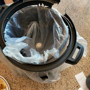Broken lid on instant pot.