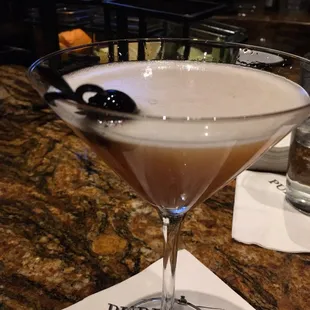 Dealers Choice; Vodka/Fruity/Martini glass