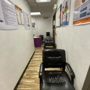 The hallway where we seat you.