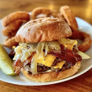 Flat Top Double Cheese Burger