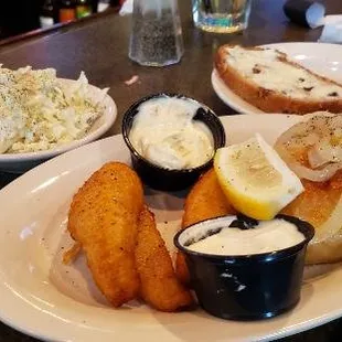 My wife had it with pirogies. She already ate one.