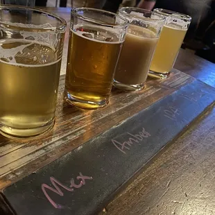 IBC Core Beer Flight - Mexican lager, amber lager, IPA, hazy IPA