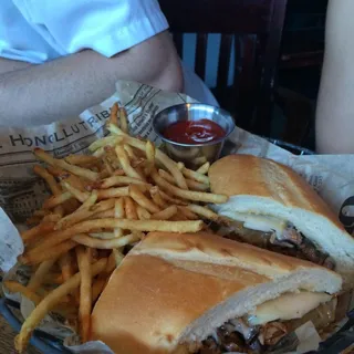 Grilled Rib-Eye Steak Sandwich